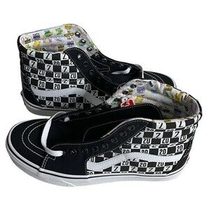 VANS High Tops Black White RARE Zappos 20th Anniversary Womens 9 Mens 7.5 NEW